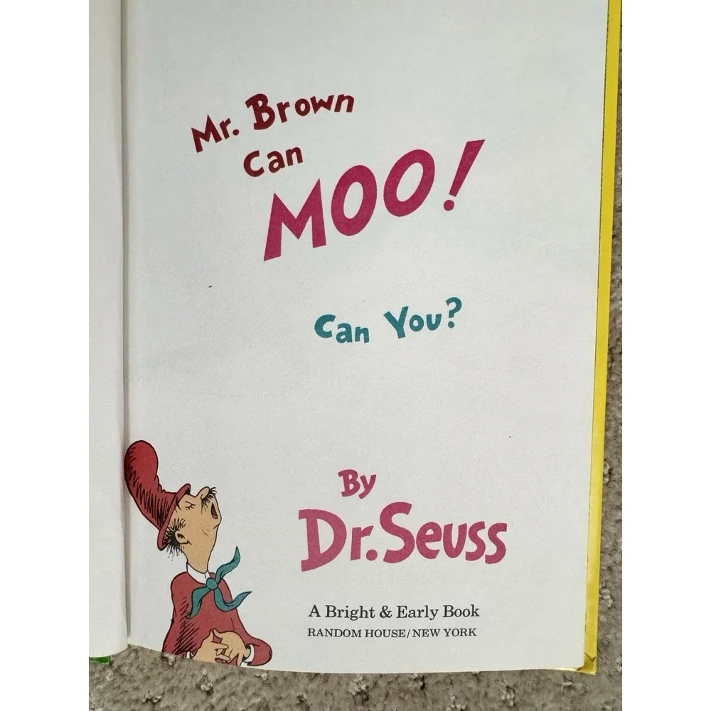DR SEUSS-Banned Book I Saw It On Mulberry In Set (Copyrights 1963-1974) 6 in Set